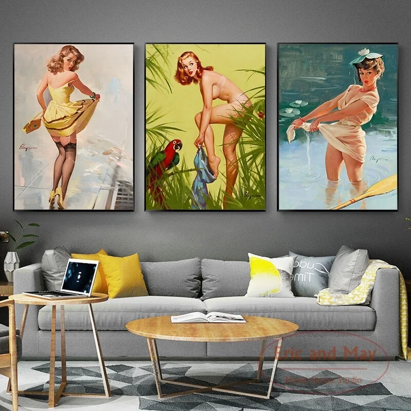Wholesale 50x70CM/19.68x27.55 inch DIY Beautiful Girl Paint By Numbers Oil Painting