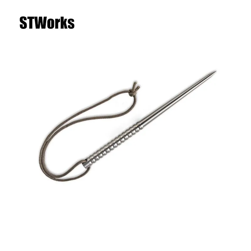 Titanium Ice Pick Titanium ice peg Outdoor Camping Fishing Tools