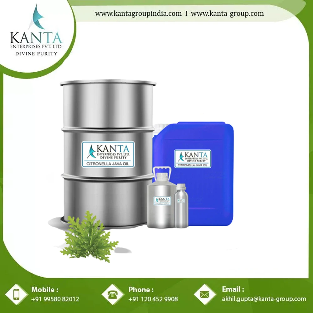 GMP And ISO9001 Factory Directly Sales Essential Oil Natural Citronella Java Oil For Insect Repellent And Health Care