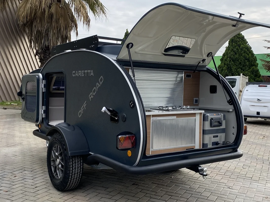 CARETTA OFFROAD  TEARDROP TRAILERS 4x4 ALL ROAD WITH SPECIAL CHASIS