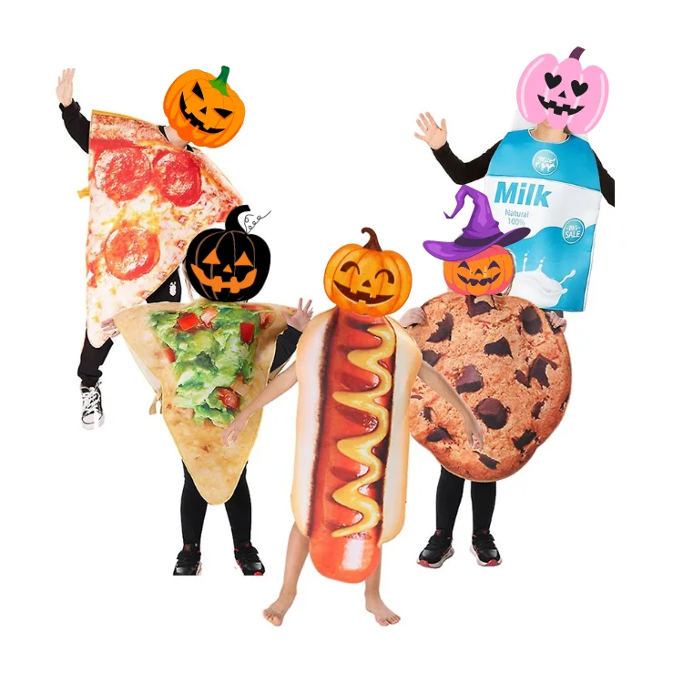 Pizza Costumes High Quality Hot Selling  For Kids Halloween Cosplay Convenient  Pack In Carton Box  From Vietnam Manufacturer