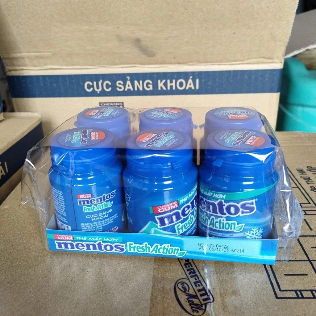 MENT0S fresh action chewing gum jar 56g