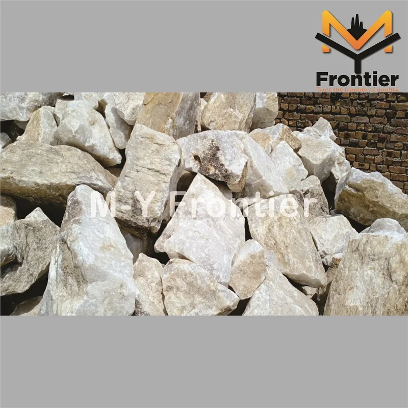 High Quality Natural Silica Quartz Industrial Mineral Crystal Quartz from Pakistan.