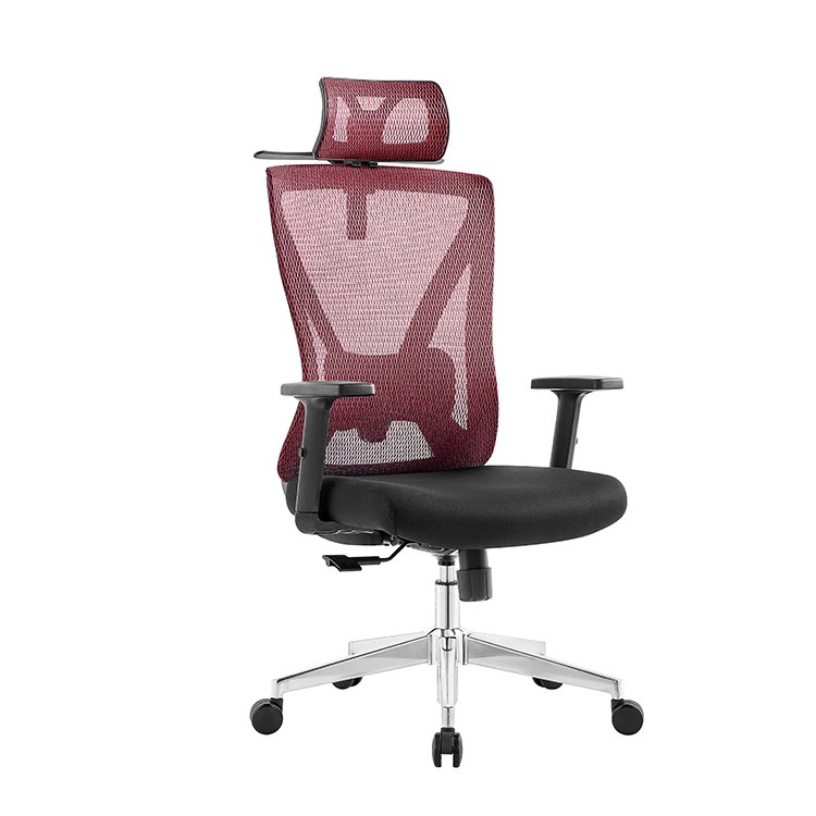 Foshan Manufacturer  Ergonomic Swivel Height Adjustable Office Mesh Chair For Home Office