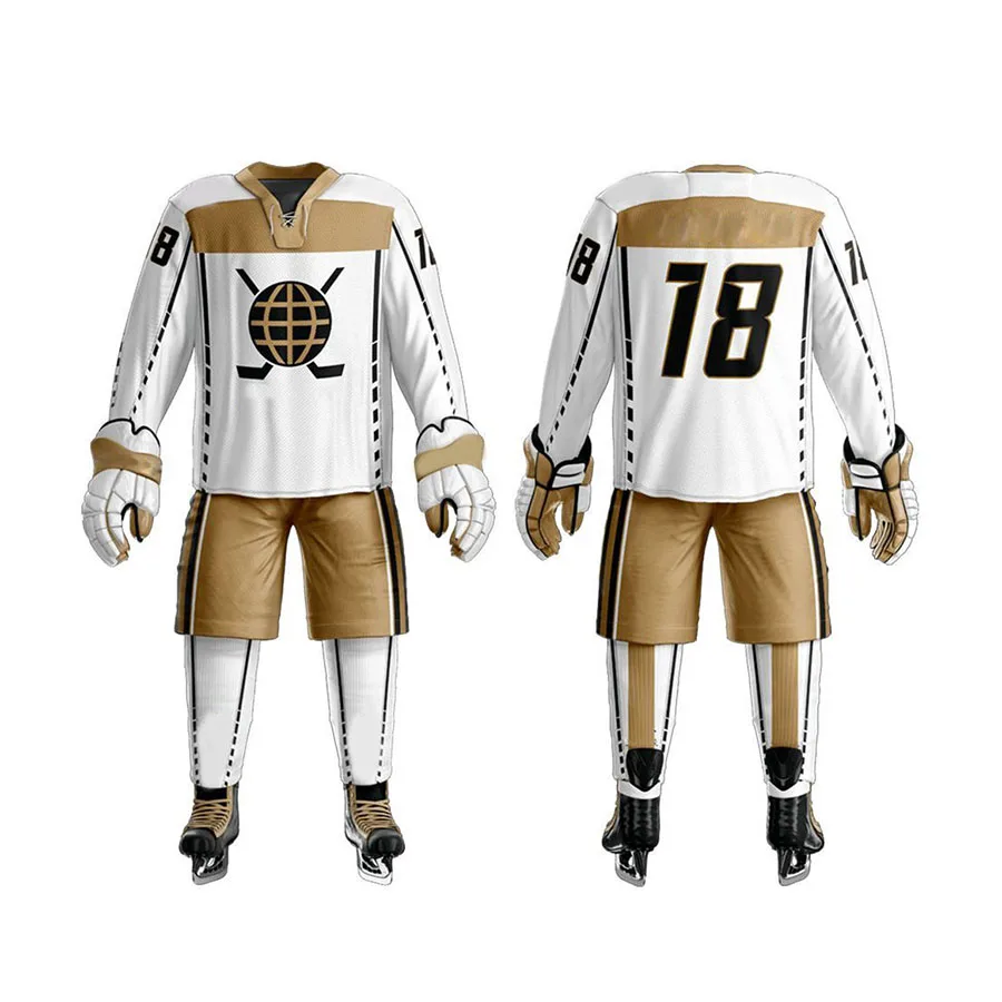 2024 Good Quality Youth Good Selling Sublimation Sport Team Ice Hockey Uniform with custom logo Ice Hockey Uniform