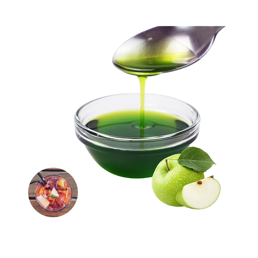 Лидер продаж сироп из 2023 зеленого яблока с хорошо хрустящей корочкой идеально подходит для использования в качестве сиропа снежных Шишков