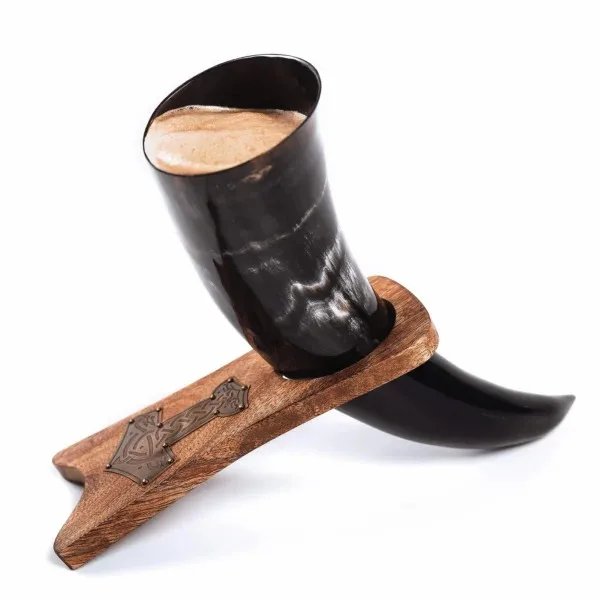 attractive price handicraft viking drinking horn High quality buffalo horn drinking Sustainable buffalo horn mug at cheep price