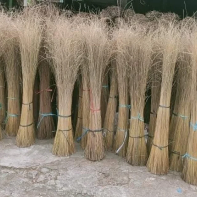 HOT DEAL COCONUT BROOM STICK BROWN AND WHITE COLOUR EXPORT QUALITY INDONESIA ORIGIN GOOD QUALITY