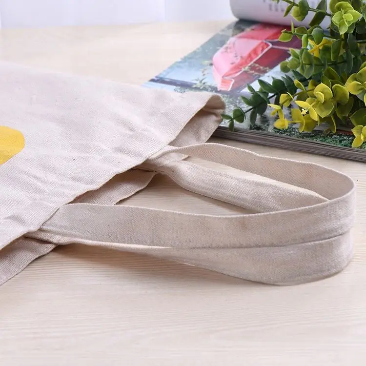 Eco Cotton Canvas Handbag Souvenir Tote Bag For Wholesale