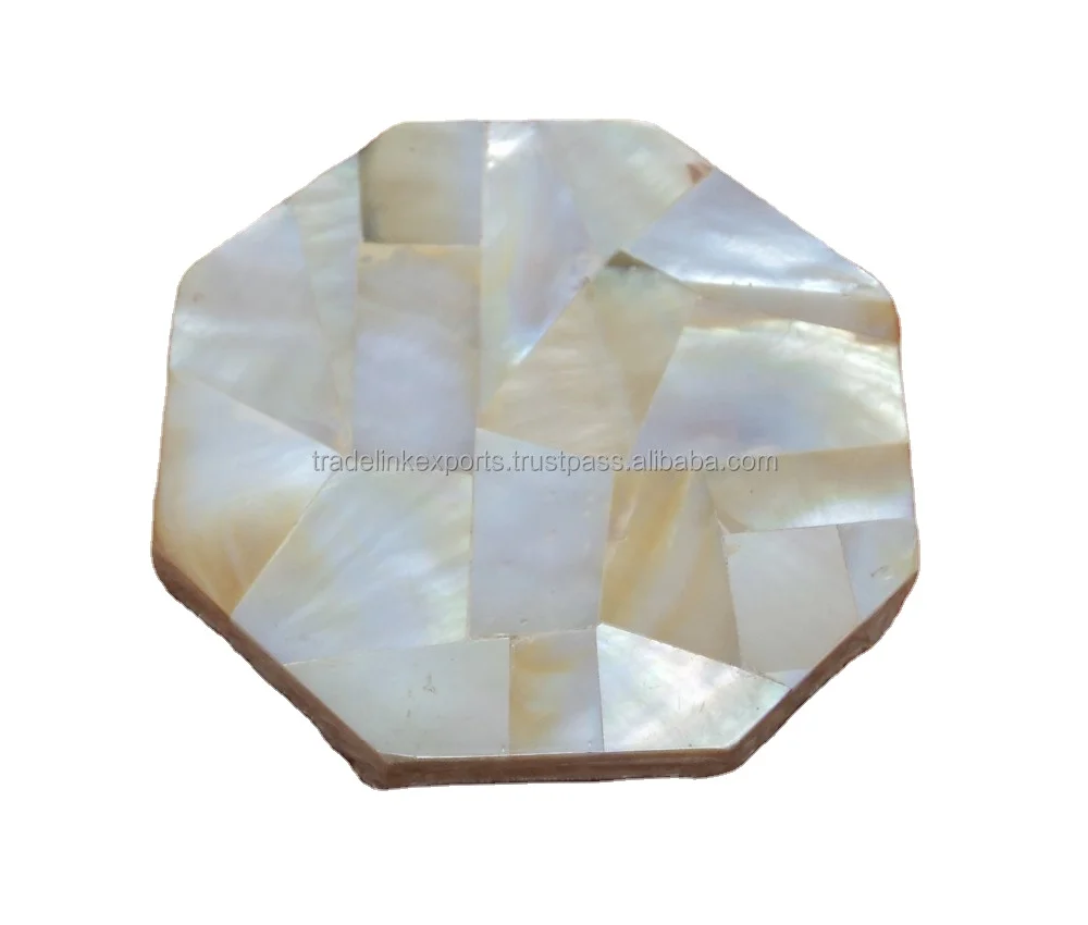Yellow & White Mix Mother Of Pearl Tile Mosaic Mix
