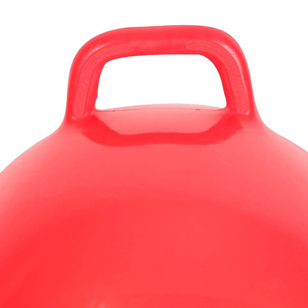 2023 new design good quality  45cm hopper ball with handle for children hopper balls