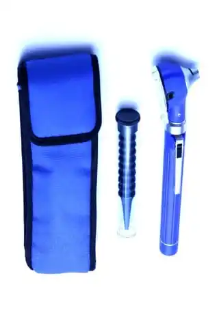 Physician Fiber Optic Led Pocket Otoscope Set Ophthalmoscope Ent Diagnostic Set  Elegant Design Mini Pocket Earoscope