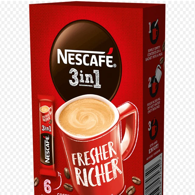 Заводская цена оптовая продажа растворимый кофе Nescafe 3 в 1