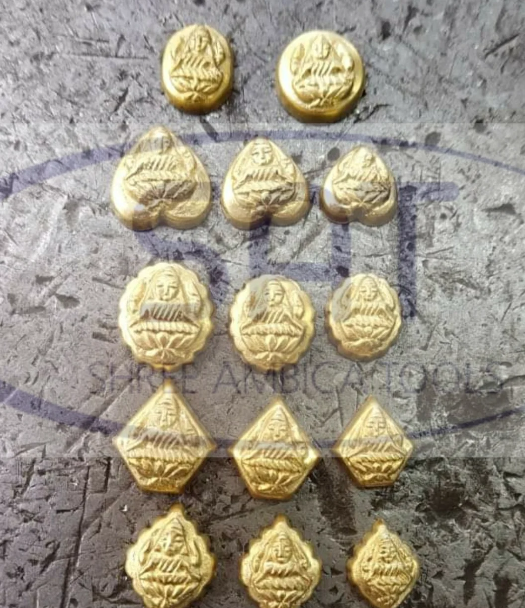 GOD Lakshmi Ganesh Sai Baba дизайн формы для ожерелья Харам Изготовление ювелирных изделий глубокая гравировка Дубай Бруней