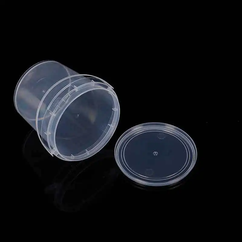 Food Grade Clear Ice Cream Buckets Whit Lids 1L 2L 3L 4L 5L Plastic Container  Plastic Pail
