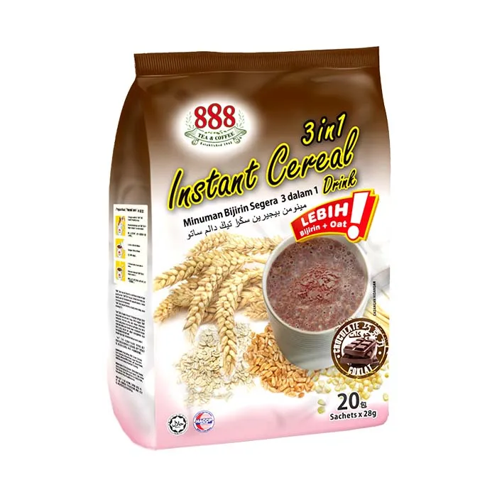 Chocolate Flavor Instant Cereal 20s Individual Sachet Pack Keep Healthy and Full Perfect Grab and Go Snacks