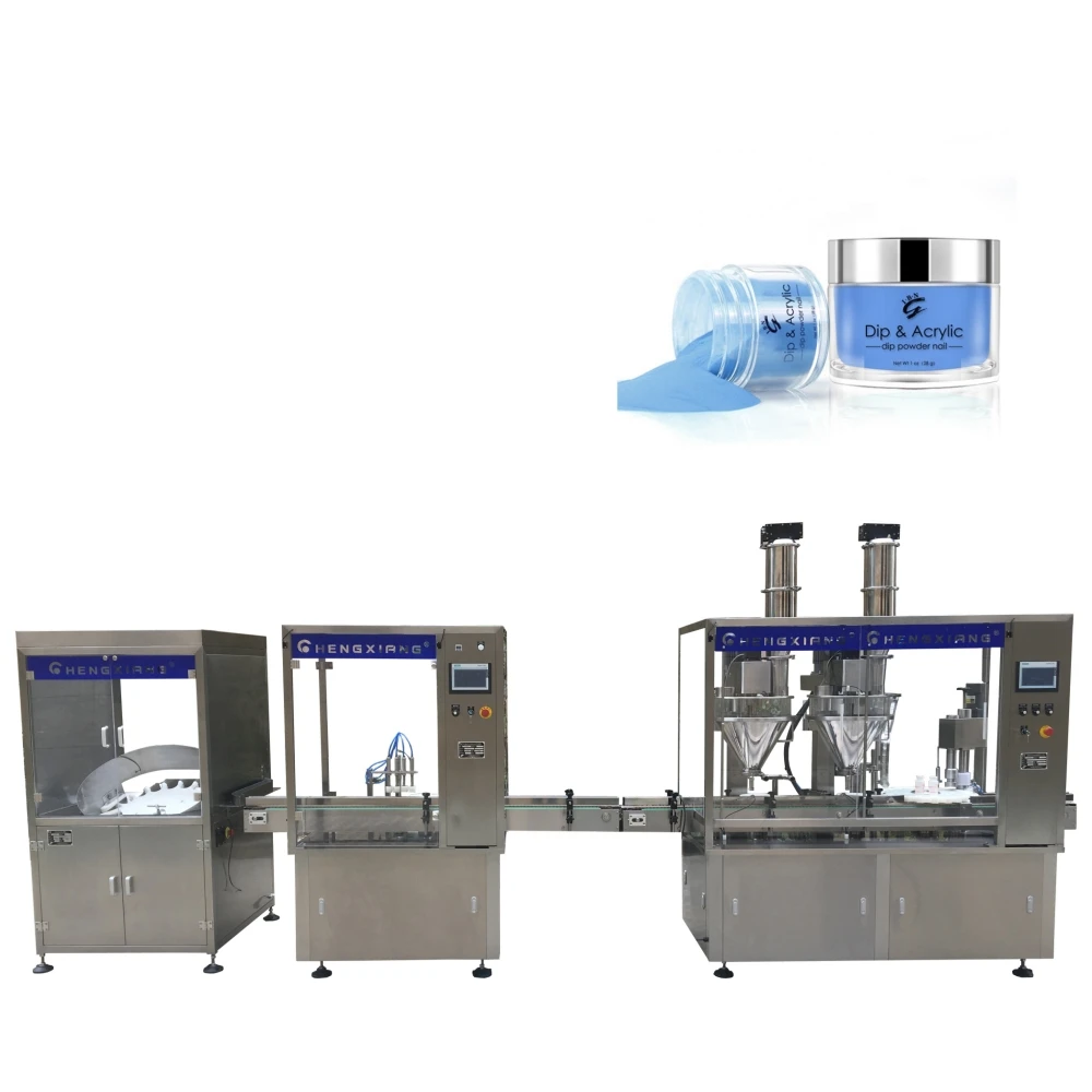 One hour installation CE marks full automatic filling capping machine powder