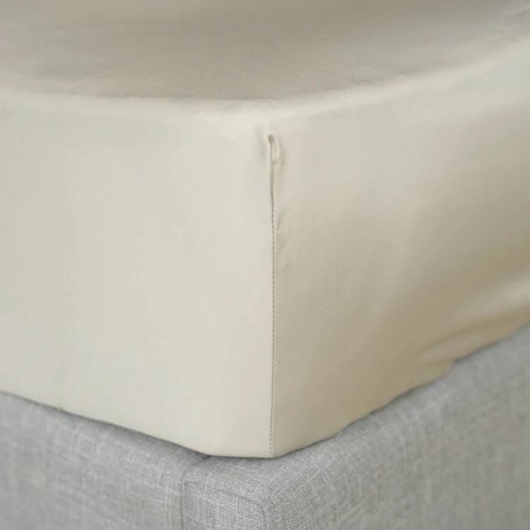 OEKO-TEX Certification Bamboo Fabric Bedding Set Factory Wholesale Queen Size Fitted Sheet Set 3pcs