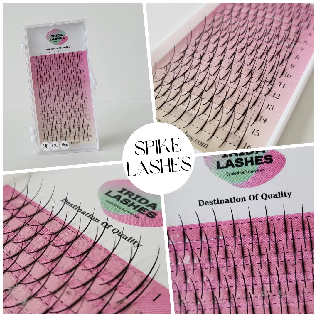 0,07 Ресницы 8-15 мм, с шипами