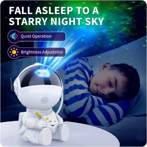 Star Galaxy Projector Night Light Space Astronaut Projector Starry Nebula Ceiling LED Lamp for Bedroom Home Decorative kids gift