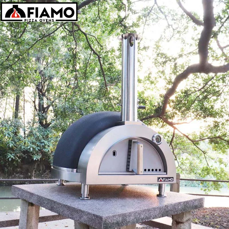 Hot Sales Reasonable Price Countertop Clay Pizza Oven Wood Fired Pizza Grill Chacoal Stove Garden Pizza Oven With Ash Shovel