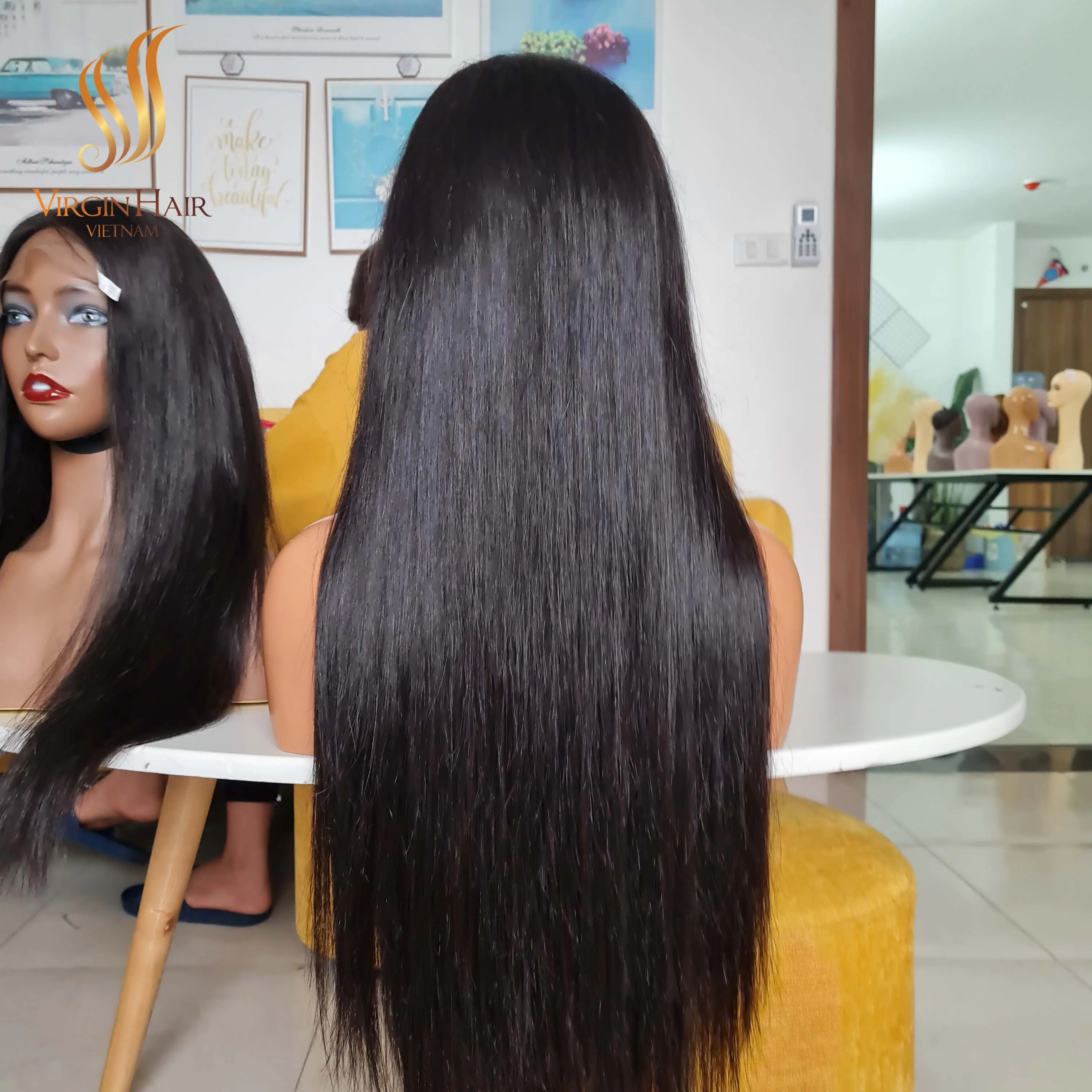 Bone Straight Hair Lace Front Wig Honey Blonde Brown Pre Plucked Vietnamese Remy Hair Lace Frontal Human Hair Wigs For Women