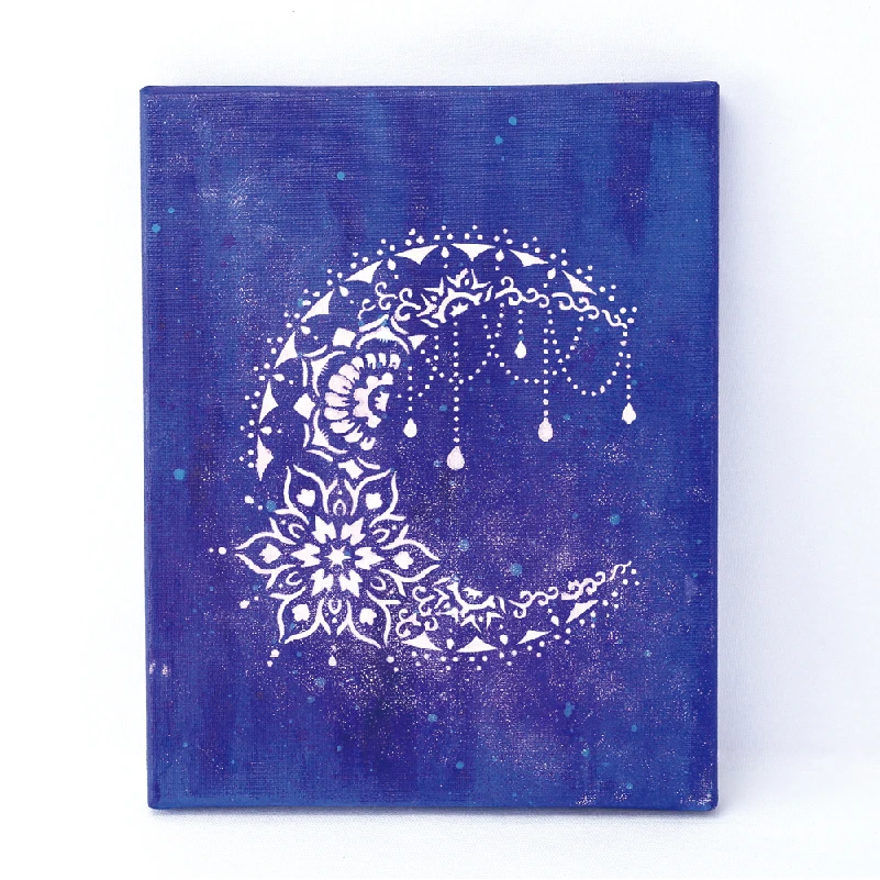 Wholesale eco friendly plastic stencil Indian henna stencil
