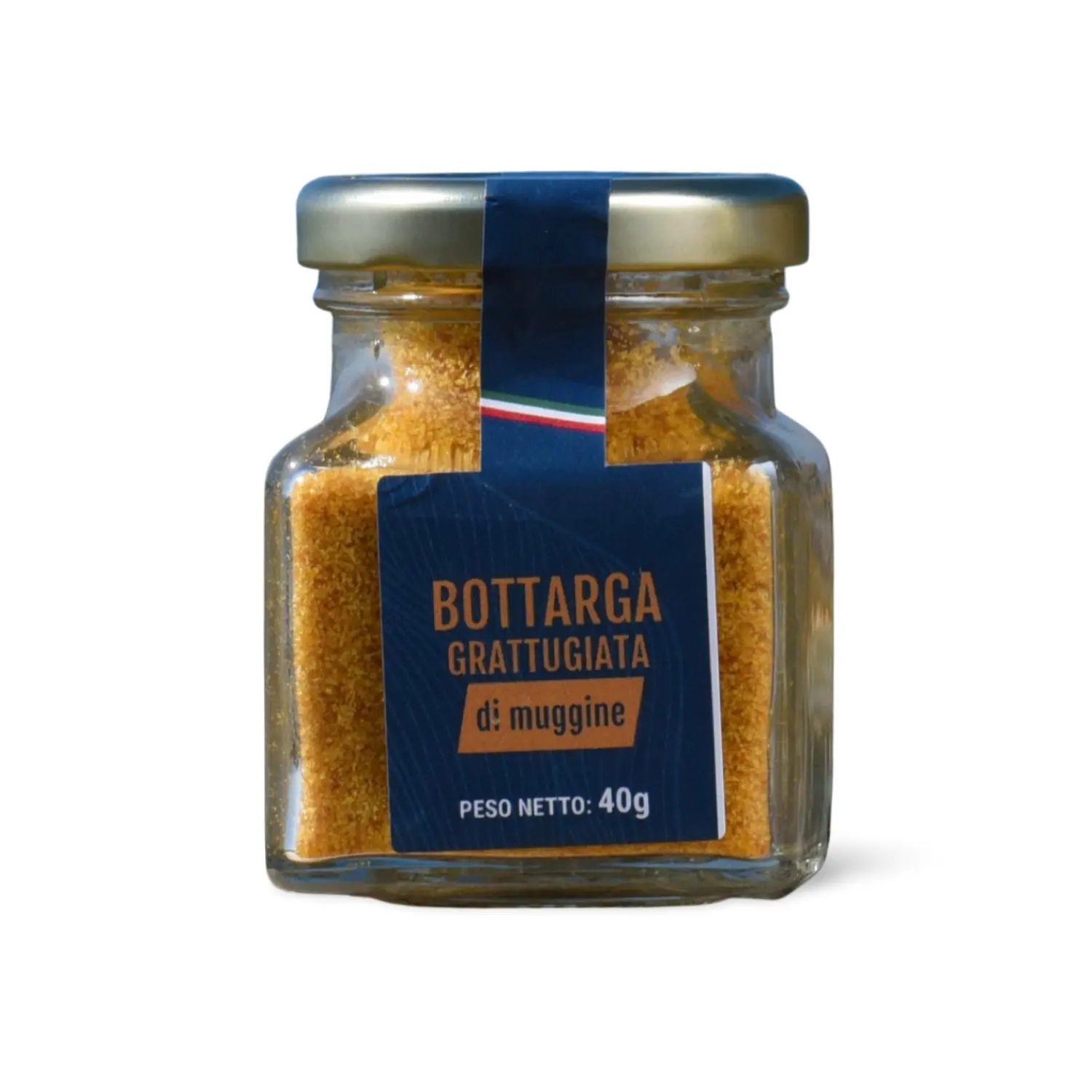 Exclusive Italian Bottarga - Gourmet Grated Mullet Roe 150g in Glass Jar - Perfect for Culinary Enhancement