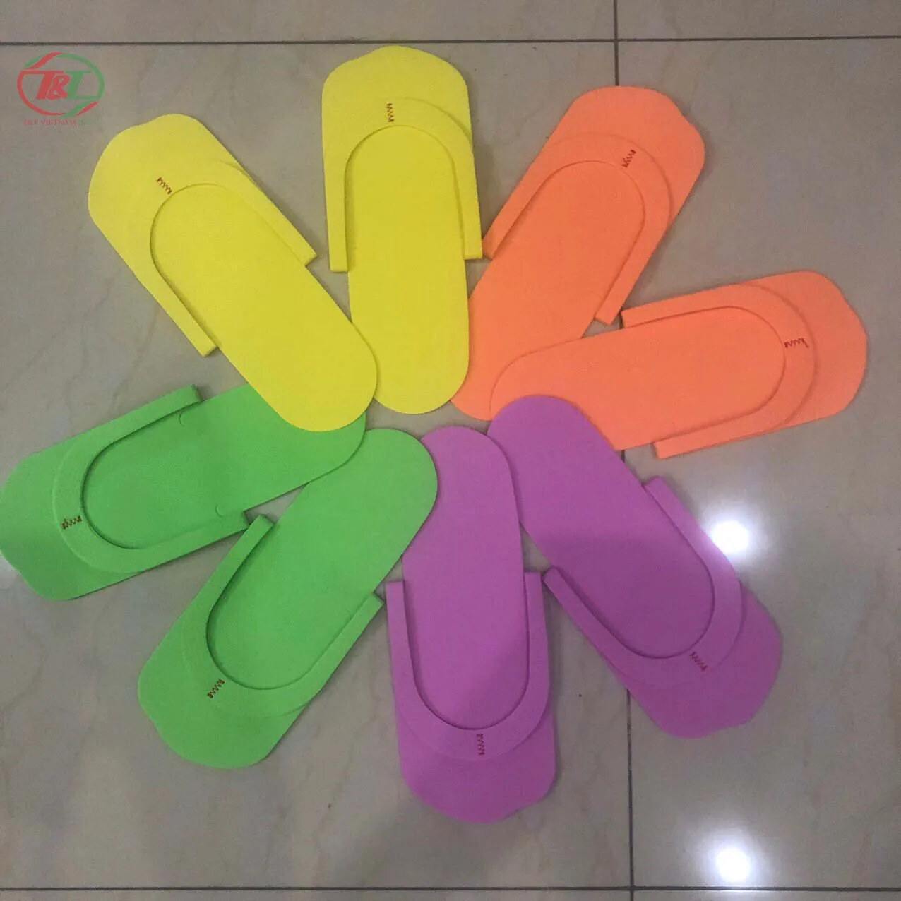 Vietnam Supply Wholesale Top Quality EVA Disposable Pedicure Slipper for Nail Beauty Salon