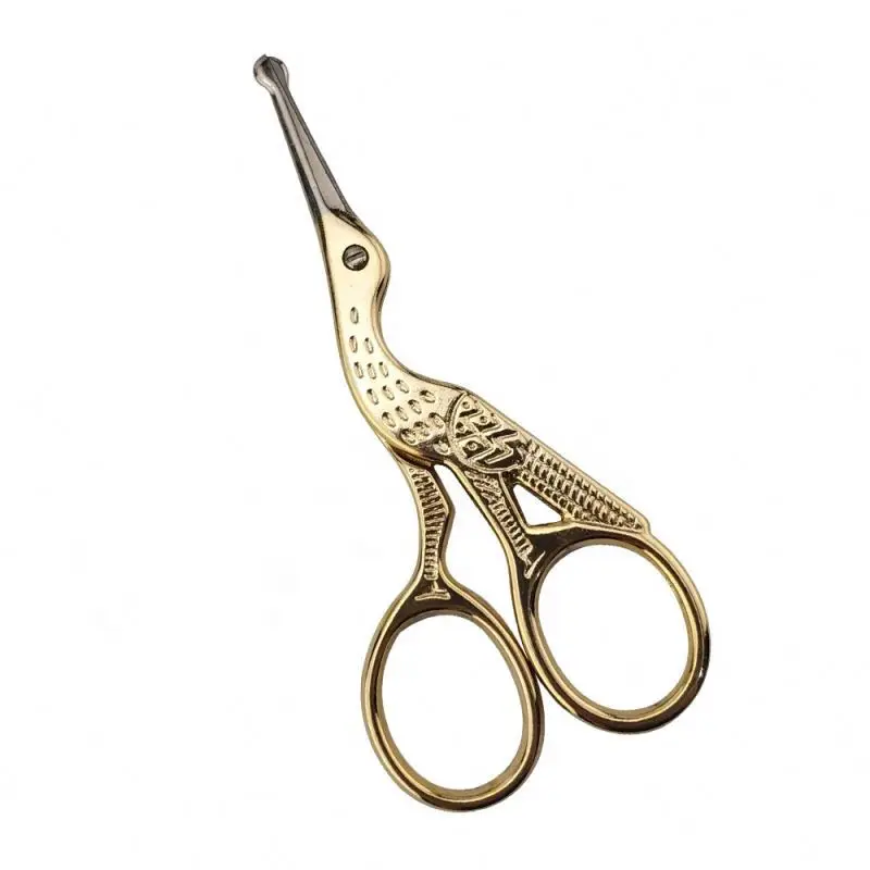 Beauty Scissors Trimmer Eyebrow Hair Remover Custom Stainless Steel Cutter Manicure Blunt Nose