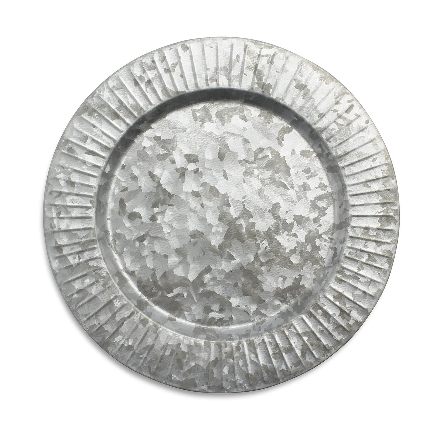 Galvanized Cheap Charger Plate Round Customized