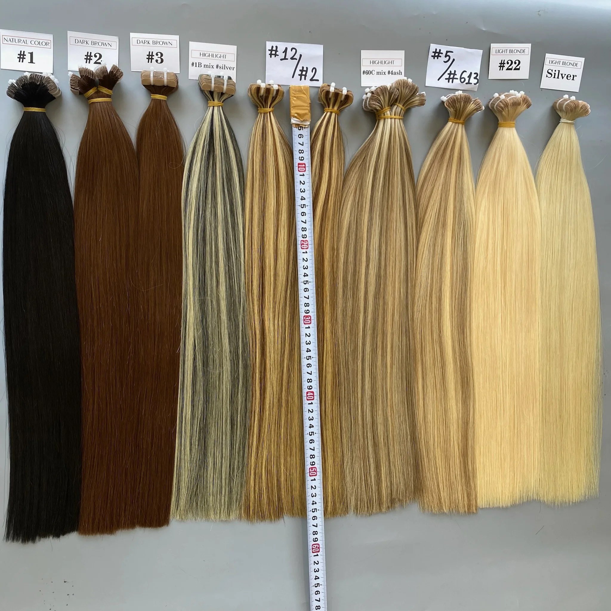 High-end Vietnamese Tape in Human Hair Extensions Top-notch Hair Quality No Mix Synthetic Vietnam Hair Supplier