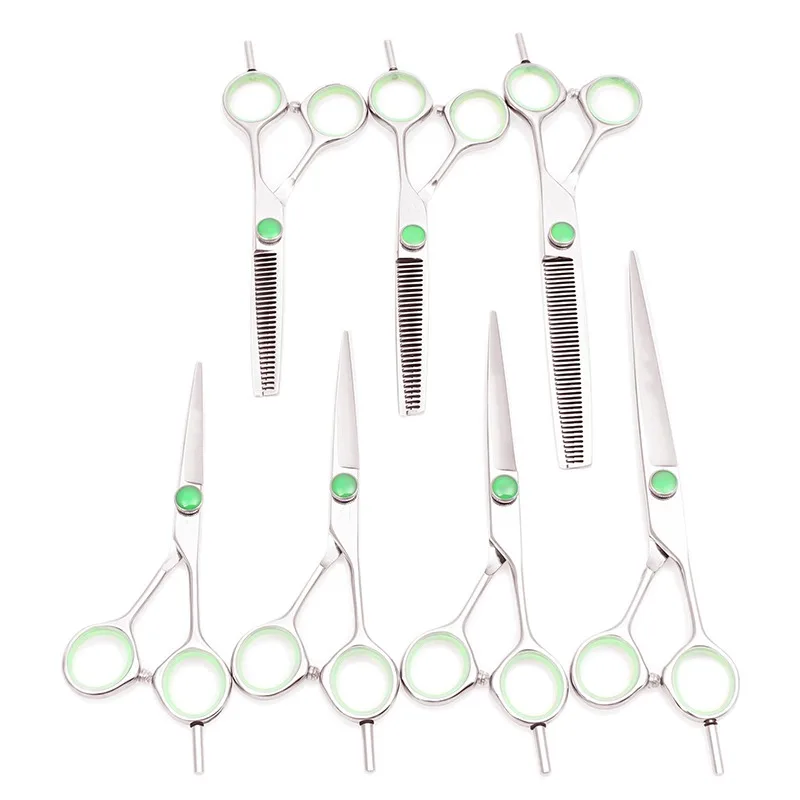 2024 Double Sided Stainless Steel Haircut Thinning Scissors For Home Use Best Quality Barber Thinning Scissors