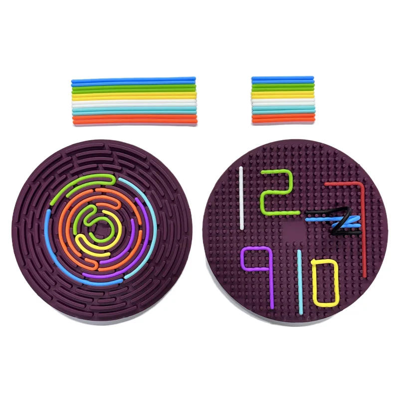 Silicone Fidget Sensory Board for Stress Relief Anxiety Reduction, Focus Enhancement Relaxation and Sensory Stimulation