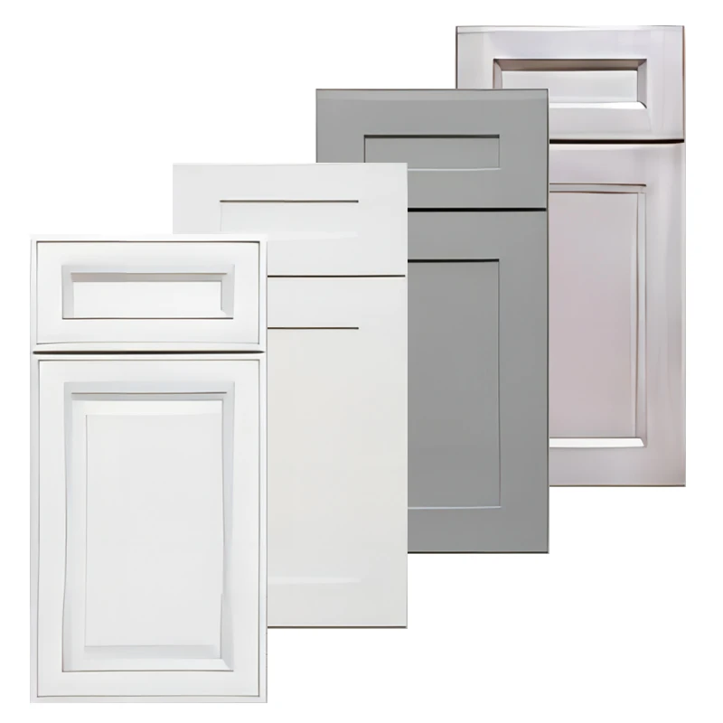 Solid Wood Cabinet Door With Customized Color Shaker Style Kitchen Cabinet from Vietnam Factory