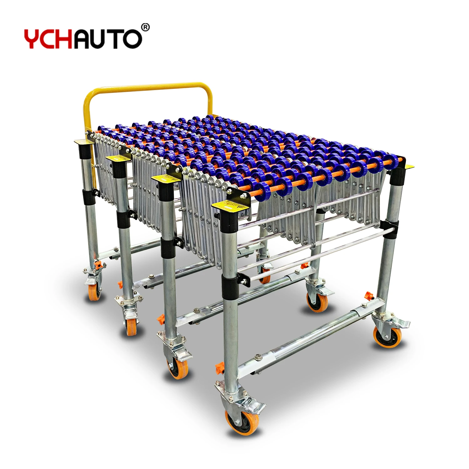 Factory supplier Gravity Flexible Expandable Plastic Skate Wheel Roller Conveyor For Warehouse Unloading Waters