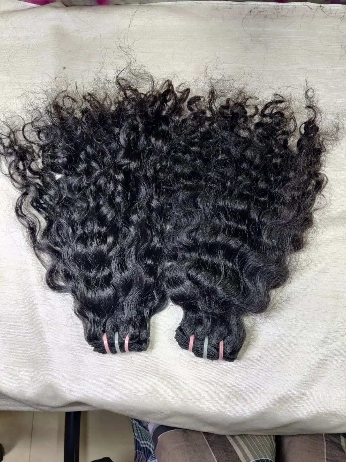 Raw Indian hair from south Indian temple at best price Ship Through DHL And FedEx Natural Unprocessed Human Hair Sale By Jerry