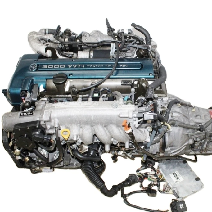 2JZ-GTE ENGINE VVTI 3.0L V6 TWIN TURBO 2JZ MOTOR Low Mileage complete Engine