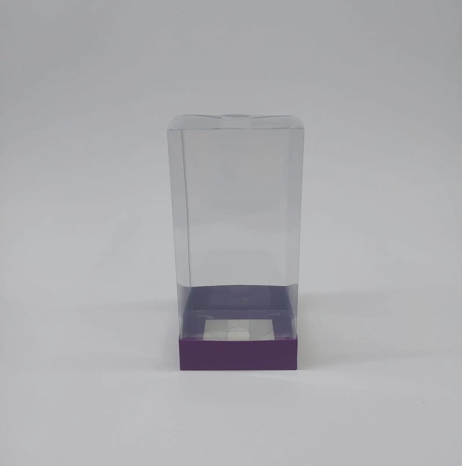 Made in Turkey Clear Transparent Acetate plastic packaging box with paper lid Custom Folding PET PVC PP Acetate Plastic