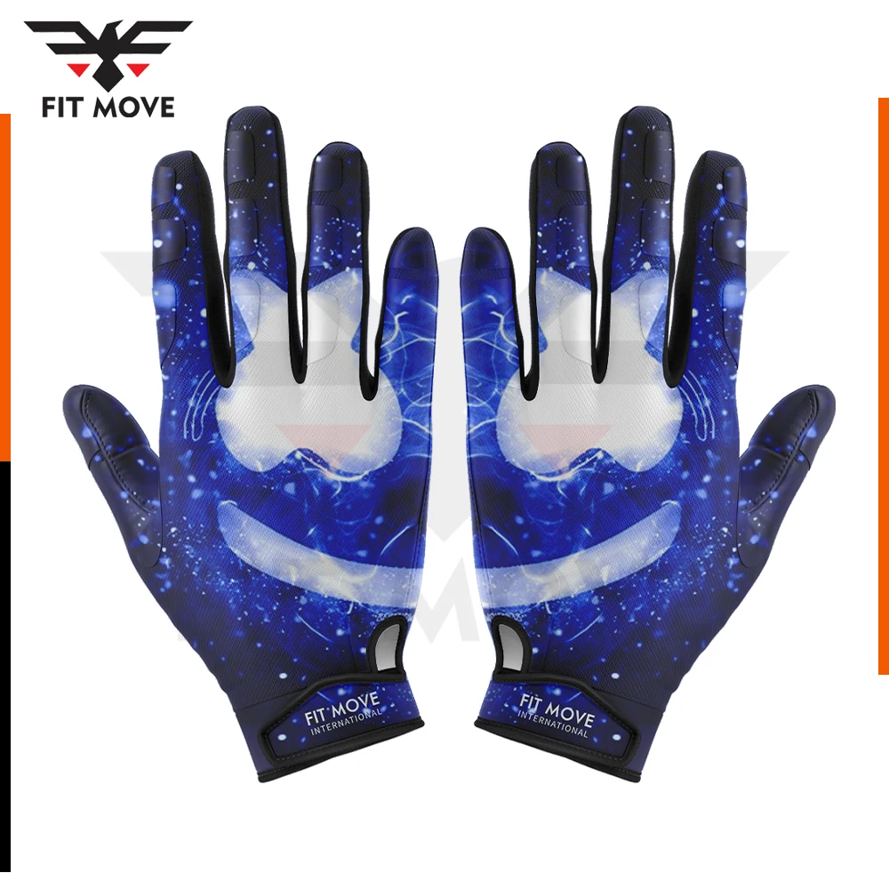 2022 Best price Grip Palm With Custom Logo American Best Quality Grip Custom Name Logo American Football Gloves OEM