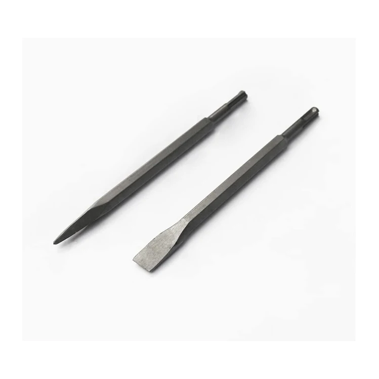 2Pc SET M shank 14mm length 250mm 1/4 inch Hex Shank Tri-Point Paddle Spade Drill Bits Set in wooden box