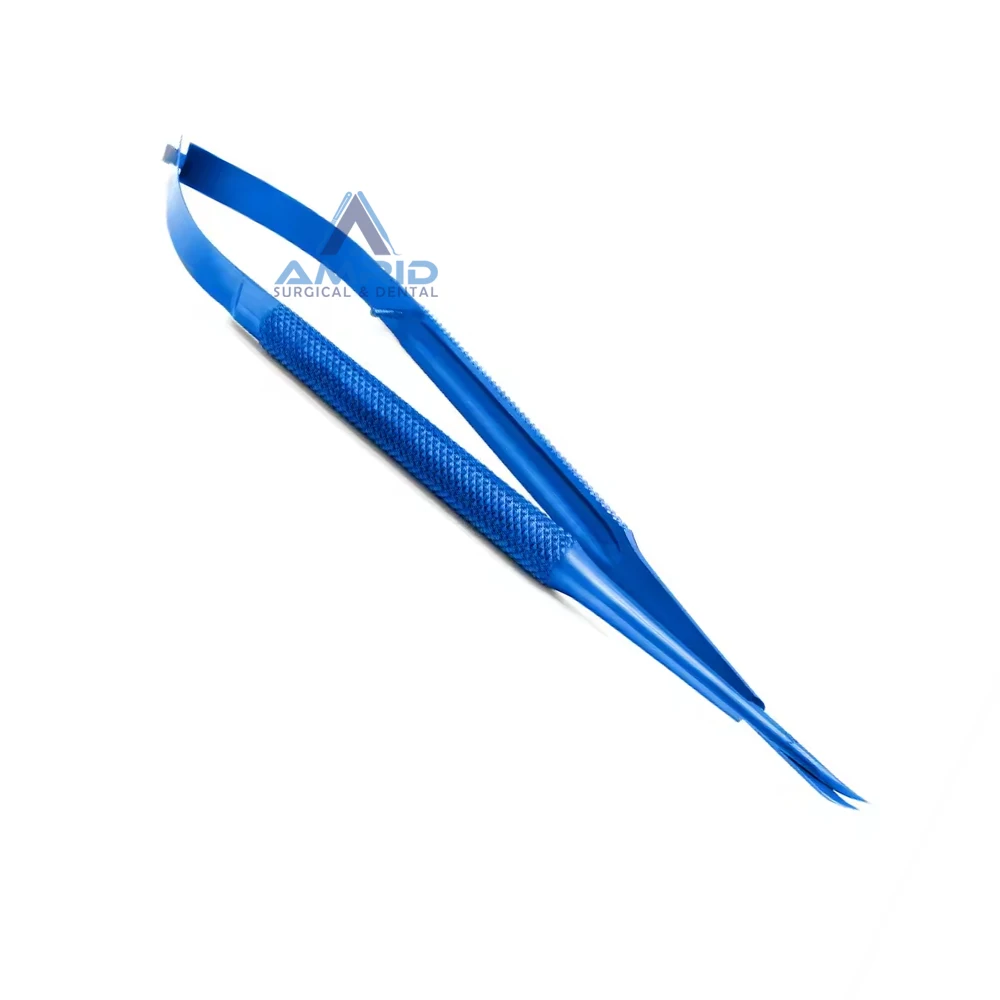 Titanium Straight Needle Holder Veterinary Ophthalmic Surgical Instruments Manual Power Source Steel Forceps