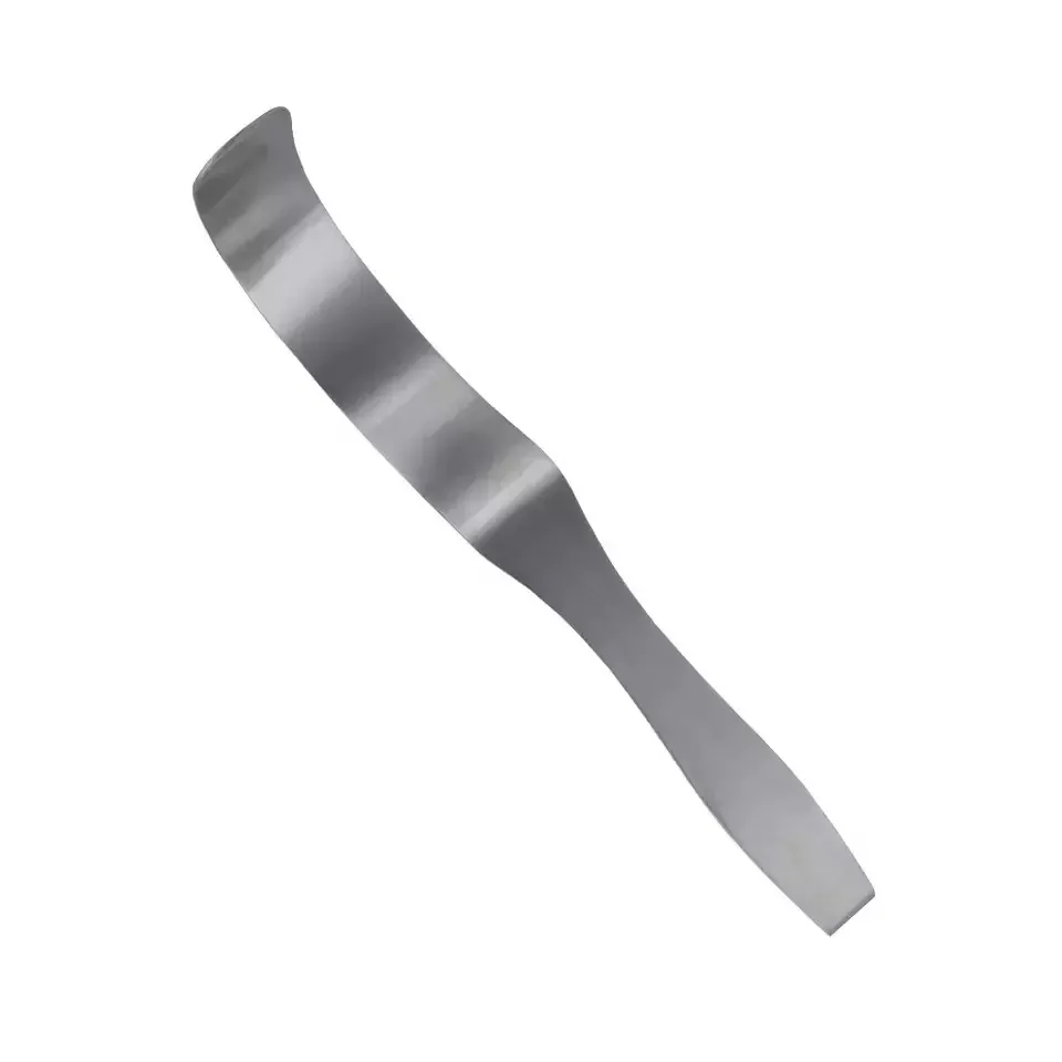 Гибкий Ретрактор Deaver с плоской ручкой и изогнутым лезвием абдоминальный инструмент из нержавеющей стали