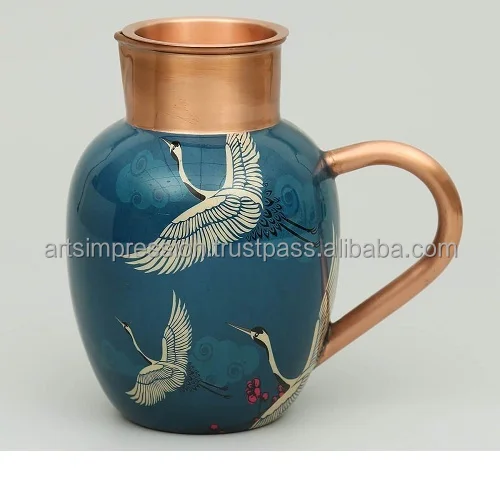 Custom Design Copper Jug Shiny Quality Tumbler 1 5L Space Sale Party CLASSIC Stunning  Copper Jug  Uses Drinking Use Items Good