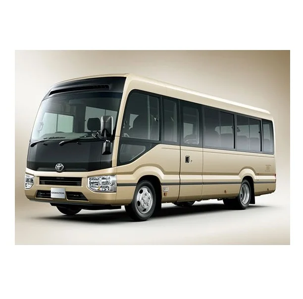 Japanese high quality Toyota Coaster 30 Seater Bus truck right / Left hand drive automobiles cheap used cars for sale