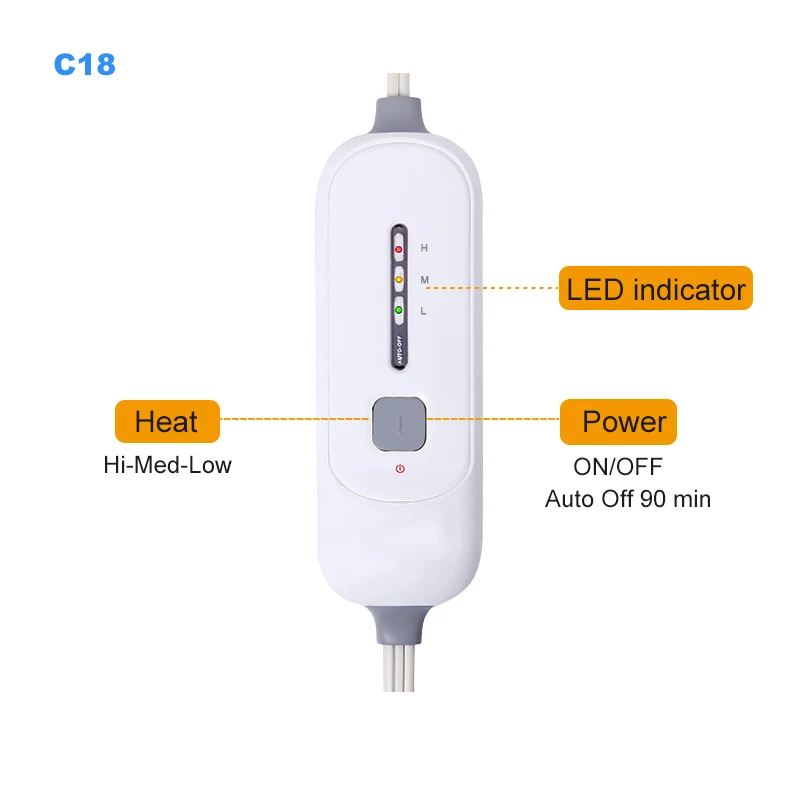 Special heating pad for Neck Shoulder warmer pain relief, 110V, ETL