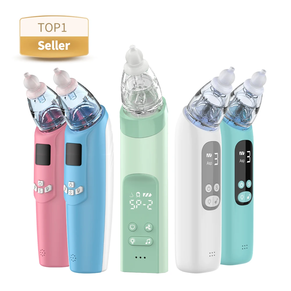 2024 New Nasal Aspirator Baby Products Adult Nasal Suction Blackhead Removal Power Suction Nose Cleaner Irrigation for Toddlers
