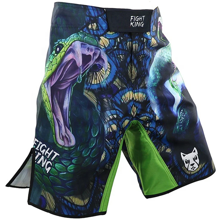 Custom tactical mens boxing American flag mma shorts