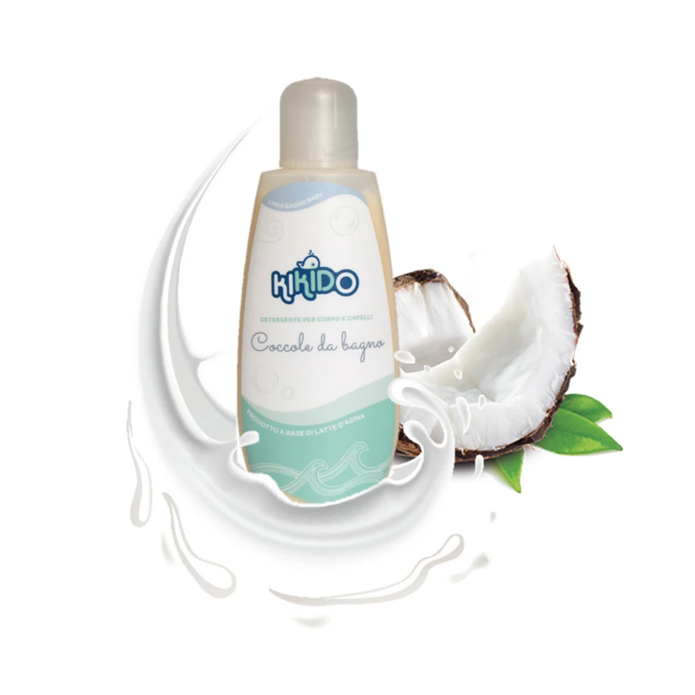 Высококачественный Итальянский детский органический гель для душа Kikido Coccole da Bath, Детская красота, личная гигиена