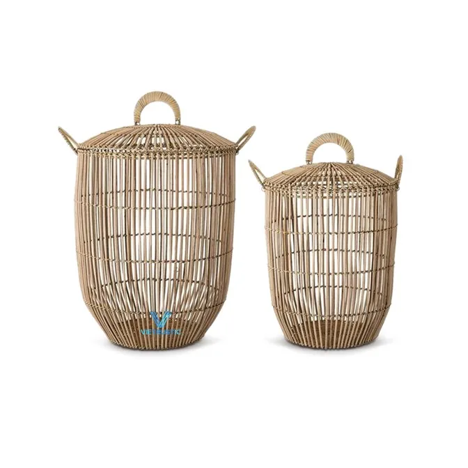 Hot New Design Bamboo Rattan Storage Basket Wholesale Price Other Decorations for Home